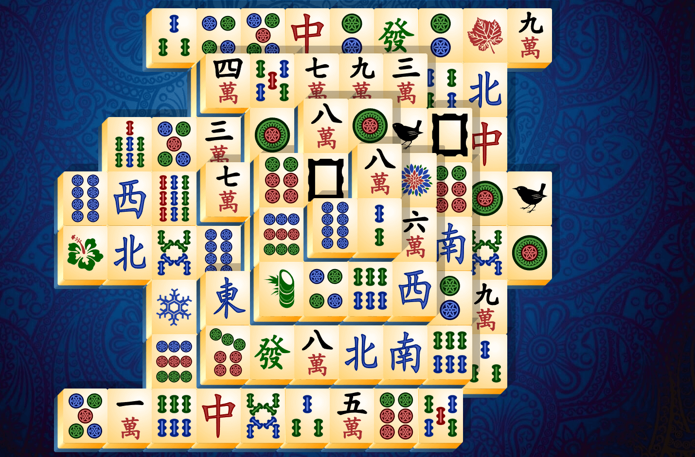 Mahjong Patience-handleiding, stap 10